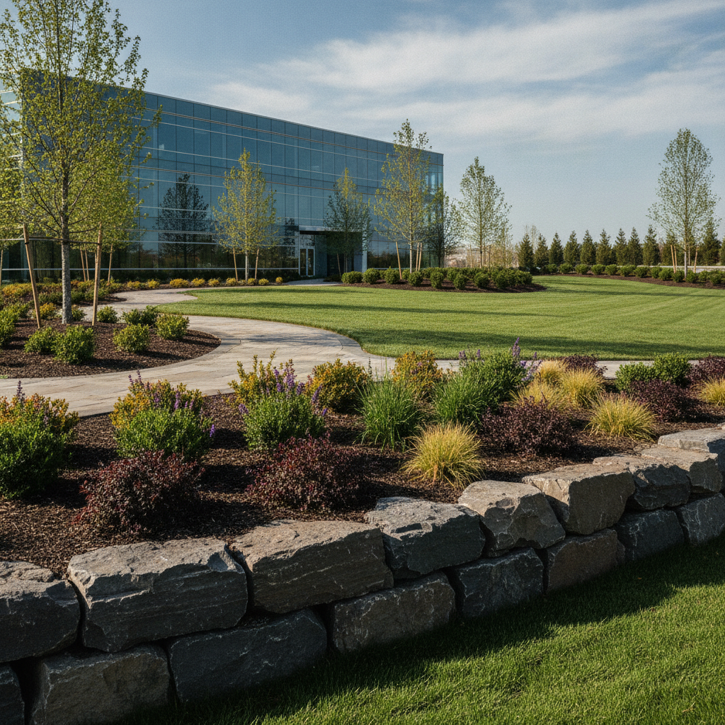 Commercial Landscaping - No Face and No Text